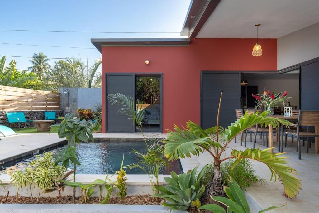 Villa Benjoin St-Pierre Piscine Chauffee Et Mer سانت بيير المظهر الخارجي الصورة