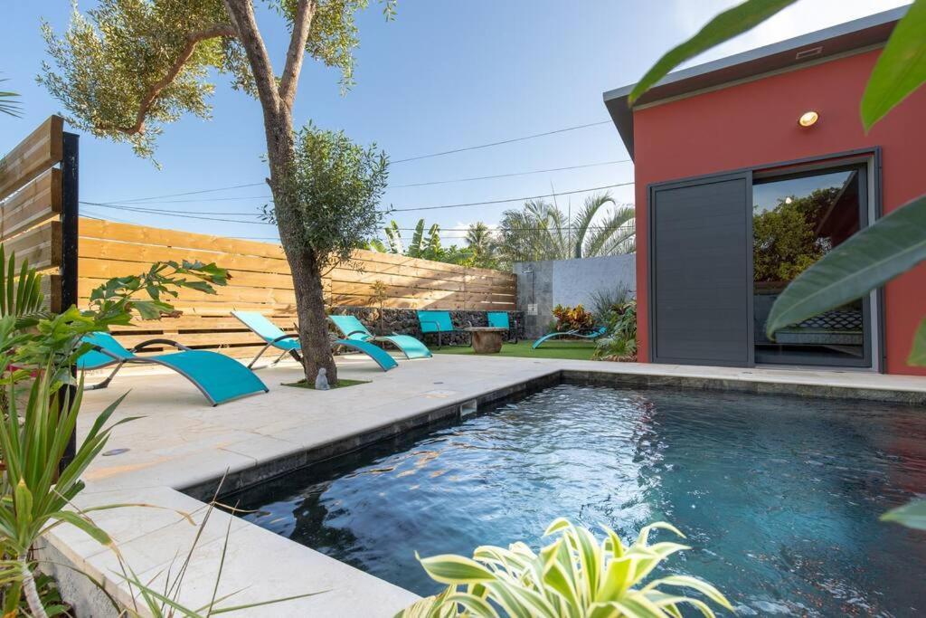 Villa Benjoin St-Pierre Piscine Chauffee Et Mer سانت بيير المظهر الخارجي الصورة